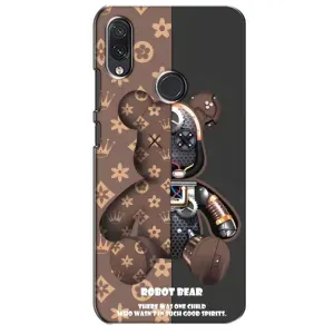 Силиконовый чехол для Sansung Galaxy M01s (Медмедь Луи Виттон)