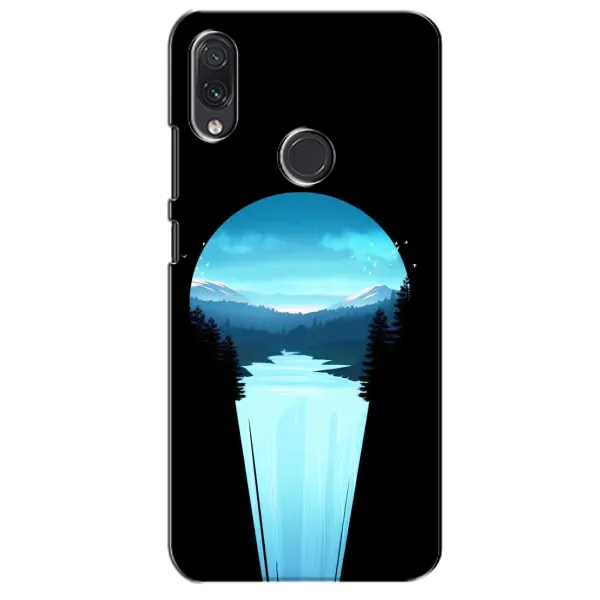 Чехол с рисунком «Синий Водопад» для Samsung Galaxy M01s