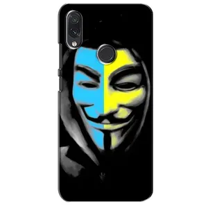 Чехол с Украинской символикой на Самсунг Галакси М10с (Анонимус патриот)