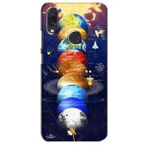 Чохол (ТПУ) з планетами на Sansung Galaxy M10s (Арт планети)