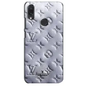 Текстурный Чехол Louis Vuitton для Самсунг Галакси М10с (Белый ЛВ)
