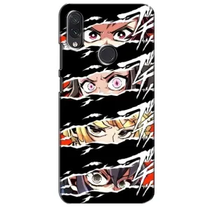 Силиконовые чехлы с глазами Anime для Самсунг Галакси М10с (Глаза на чорном)