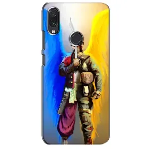 Чехол с картинкой (Патриотический КОЗАК) на Sansung Galaxy M10s (Козак с крыльями)