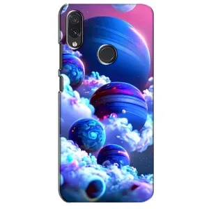 Чохли КОСМОС на Sansung Galaxy M10s (Сині планети)