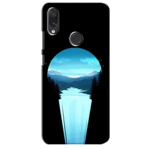 Летний Чехол на Sansung Galaxy M10s (Синий Водопад)