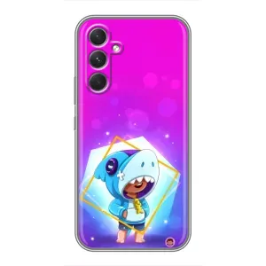 Чехол Бравл Старс для Sony Xperia 1 VI (Леон в костюме Акулы)