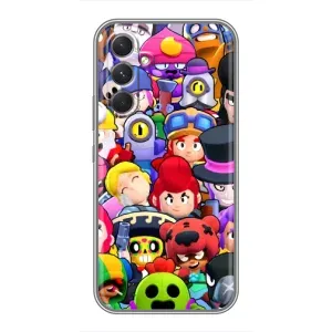 Силіконовый Чохол на Sony Xperia 1 VI з картинкою Brawl Stars (Персонажі)