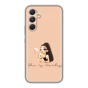 Силіконовый Чохол на Sony Xperia 1 VI з картинкой Модных девушек (З собакою)