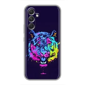 Силиконовый бампер с картинкой животных для Sony Xperia 1 VI (Тигр-Арт)