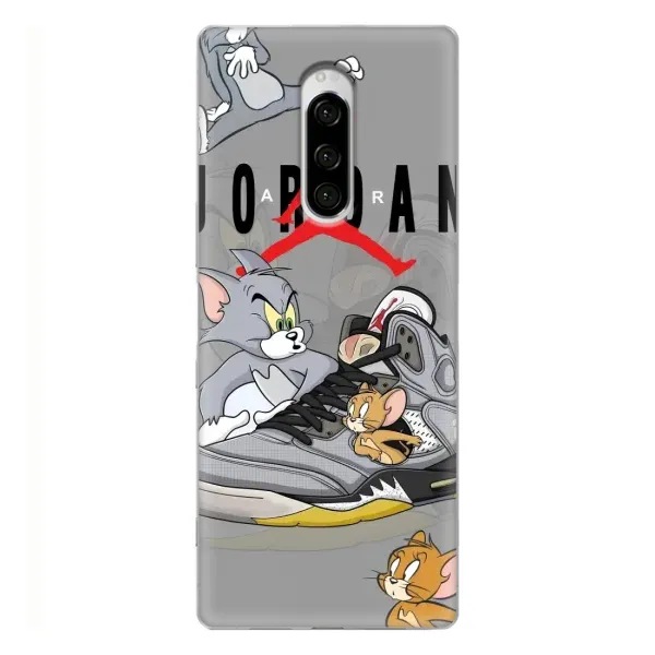 Чехол с рисунком «Air Jordan» для Sony Xperia 1 Чехол с рисунком «Air Jordan» для Sony Xperia 1