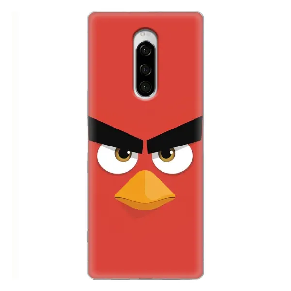 Чехол с рисунком «Angry Birds» для Sony Xperia 1 Чехол с рисунком «Angry Birds» для Sony Xperia 1