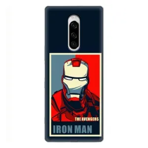 Чехол Супергерой Железный человек на Sony Xperia 1 (Art Iron man)