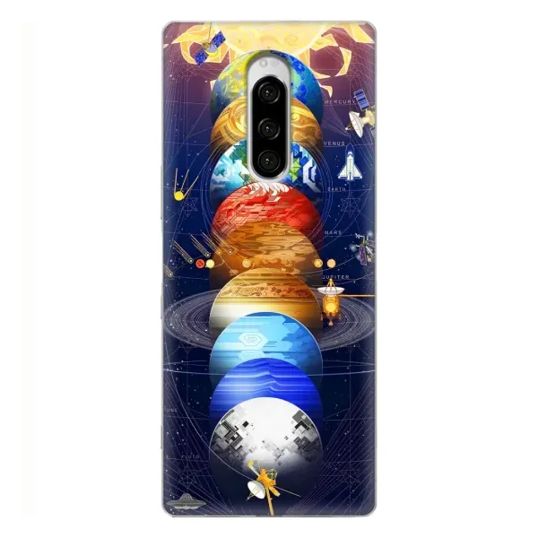 Чехол с рисунком «Арт планети» для Sony Xperia 1 Чехол с рисунком «Арт планети» для Sony Xperia 1