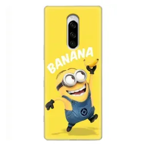 Мультяшный принт на Чехол для Сони Кспериа 1 (Banana)