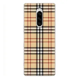Чехол с Брендами одежды на Сони Кспериа 1 (Burberry стиль)