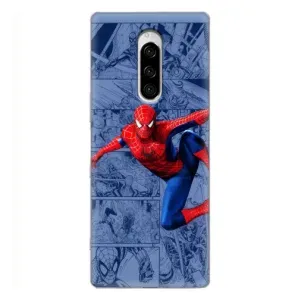 Силиконовый Чехол для Sony Xperia 1 (Человек Паук)