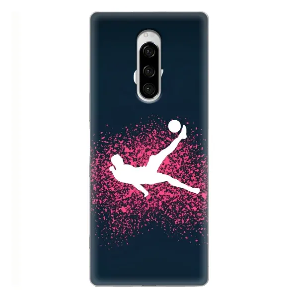 Чехол с рисунком «CR7 Удар» для Sony Xperia 1