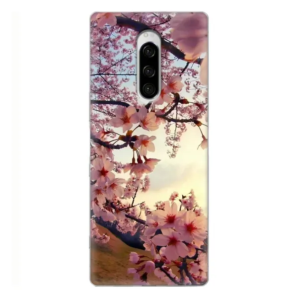 Чехол с рисунком «Цветущая сакура» для Sony Xperia 1 Чехол с рисунком «Цветущая сакура» для Sony Xperia 1