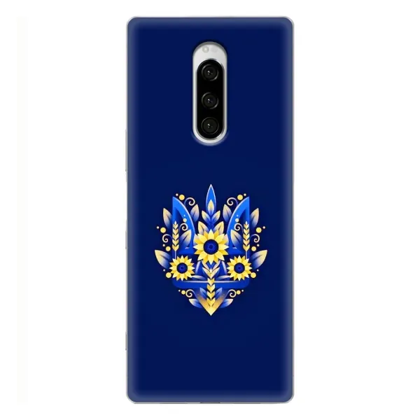 Чехол с рисунком «Цветущий Герб» для Sony Xperia 1 Чехол с рисунком «Цветущий Герб» для Sony Xperia 1