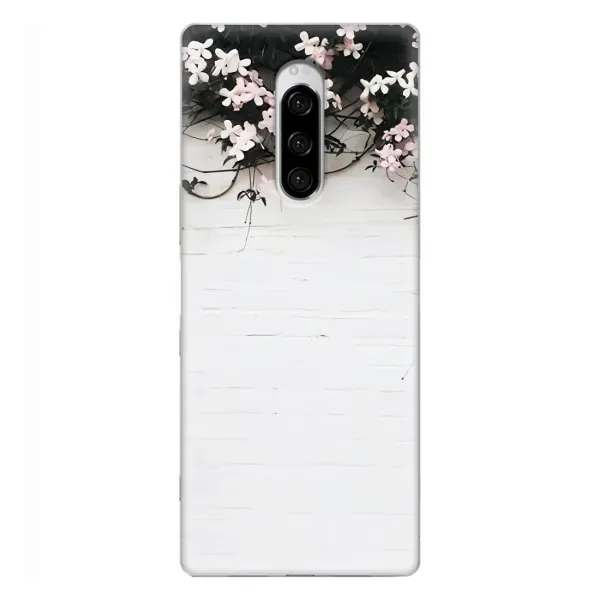 Чехол с рисунком «Цветы на стене» для Sony Xperia 1 Чехол с рисунком «Цветы на стене» для Sony Xperia 1