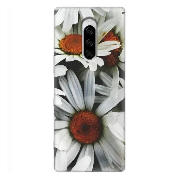 Чехол с рисунком «Цветы Ромашки» для Sony Xperia 1 Чехол с рисунком «Цветы Ромашки» для Sony Xperia 1
