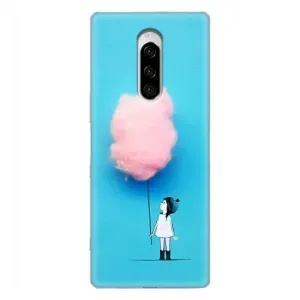 Девчачий Чехол для Sony Xperia 1 (Девочка с тучкой)