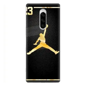 Силиконовый Чехол Nike Air Jordan на Сони Кспериа 1 (Джордан 23)