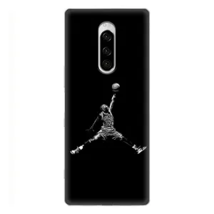 Силиконовый Чехол Nike Air Jordan на Сони Кспериа 1 (Джордан)
