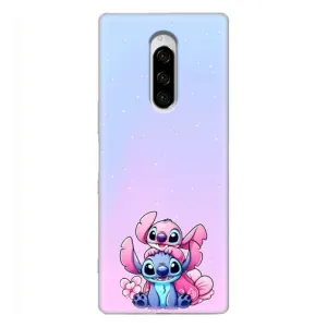 Чехол с рисунком «Энджл и Стич» для Sony Xperia 1