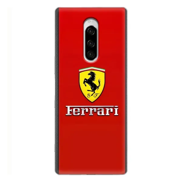 Чехол с рисунком «Ferrari Logo» для Sony Xperia 1 Чехол с рисунком «Ferrari Logo» для Sony Xperia 1