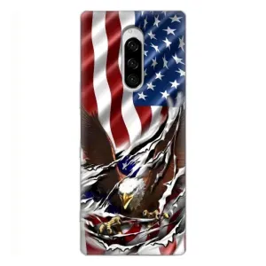 Аксессуары Чехол Флаг USA для Sony Xperia 1