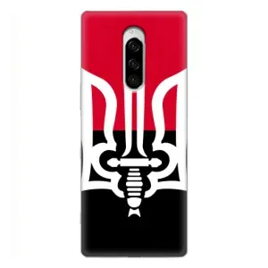 Чехлы УПА (Красно-Чёрный) на Sony Xperia 1 (Герб Украины)
