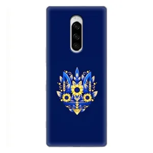 Чехол с картинкой (Патриотический ГЕРБ) на Sony Xperia 1 (герб)