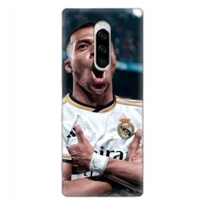 Чехол (TPU) с Футболистом на Sony Xperia 1 (Гол Мбаппе)