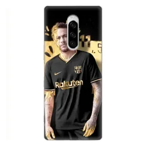 Силиконовый Чехол Sony Xperia 1 (Gold Neymar)