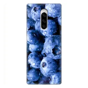 Чехол с изображением вкусной еды для Sony Xperia 1 (Голубика)