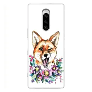 Чехол с Лисичкой для Sony Xperia 1 (Хитрая лиса)