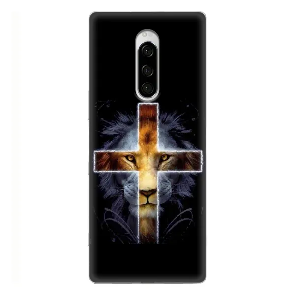 Чехол с рисунком «Иисус Лев» для Sony Xperia 1 Чехол с рисунком «Иисус Лев» для Sony Xperia 1