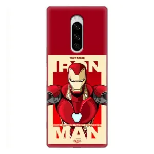 Чехол Супергерой Железный человек на Sony Xperia 1 (Iron man)