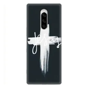 Чехлы для Сони Кспериа 1 (Крест Иисуса) (Jesus)