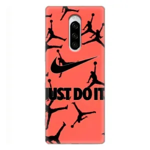 Силиконовый Чехол Nike Air Jordan на Сони Кспериа 1