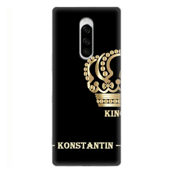 Чехол с рисунком «KOSTYA» для Sony Xperia 1