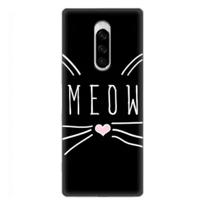 Бампер с изображением Котиков для Сони Кспериа 1 (КОТИК MEOW)