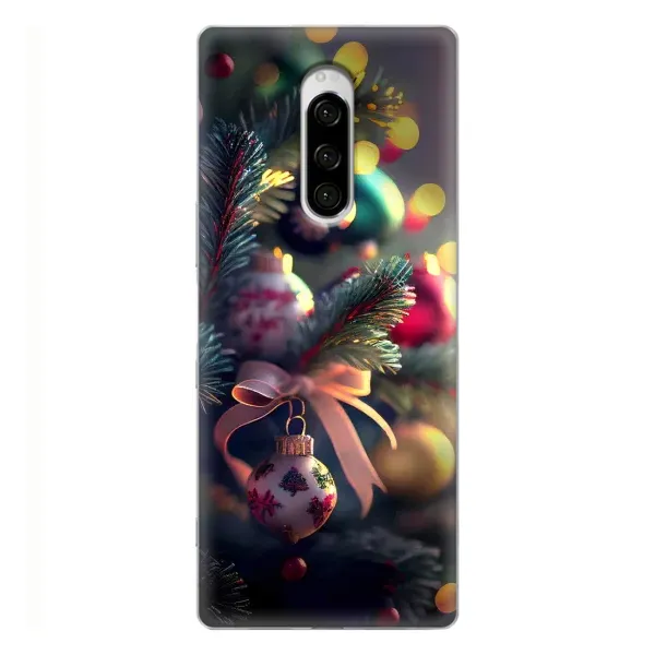 Чехол с рисунком «Красивая елочка» для Sony Xperia 1 Чехол с рисунком «Красивая елочка» для Sony Xperia 1