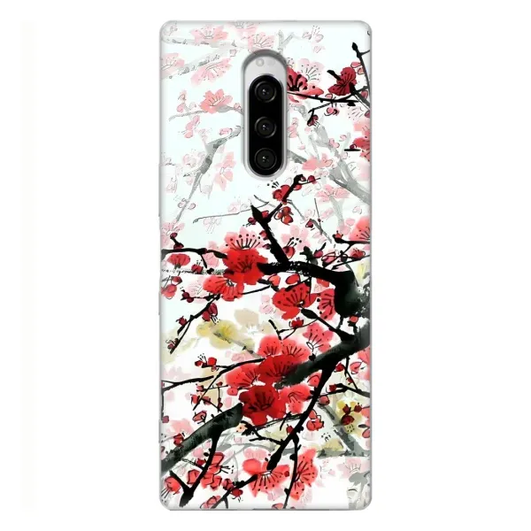 Чехол с рисунком «Красивая Сакура» для Sony Xperia 1 Чехол с рисунком «Красивая Сакура» для Sony Xperia 1