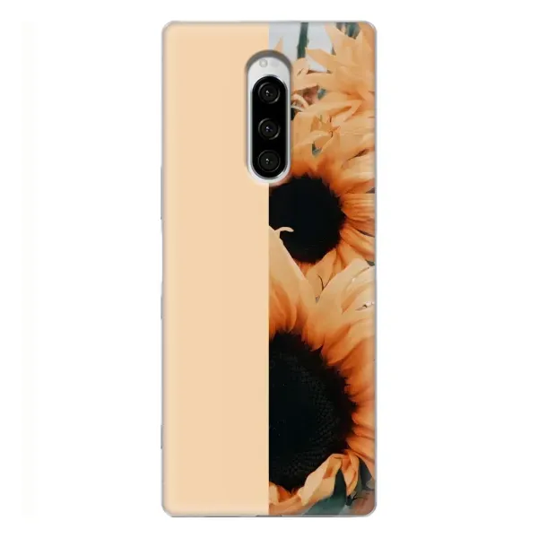 Чехол с рисунком «Красивые подсолнухи» для Sony Xperia 1 Чехол с рисунком «Красивые подсолнухи» для Sony Xperia 1