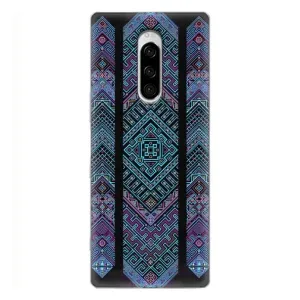 Силиконовый Чехол на Sony Xperia 1 (Крутой орнамент)