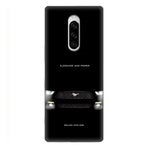 Чехлы с тематикой "Крутые машины" на Sony Xperia 1 (Черный Land Rover)
