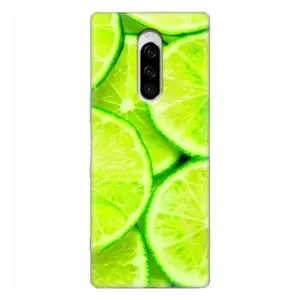 Чехол с изображением вкусной еды для Sony Xperia 1 (Лайм)