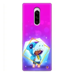 Чохол Бравл Старс для Sony Xperia 1 (Леон у костюмі Акули)